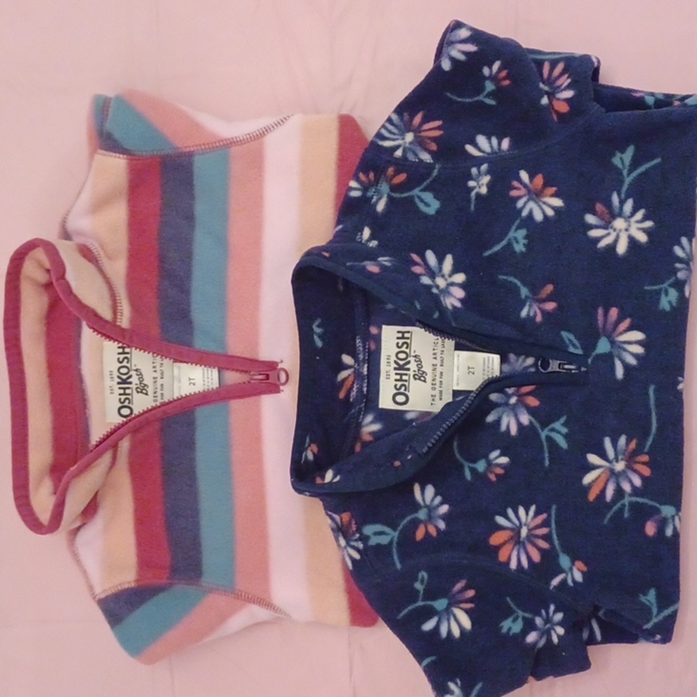 Bundle Deal 2 OSH KOSH Fleece sweaters